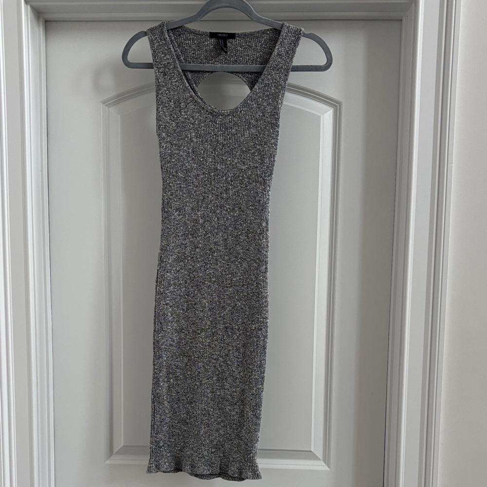Forever 21 Charcoal Knit Midi Dress